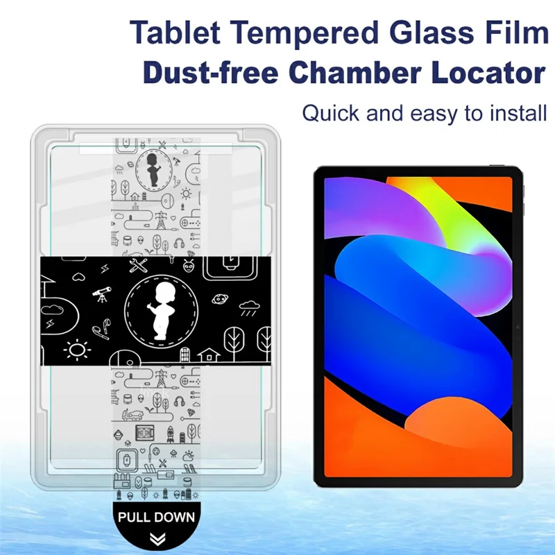 IMAK For Lenovo Xiaoxin Pad 11 2024  /  Tab M11 Tempered Glass Full Screen Protector with Dust-free Installation Tool - Transparent