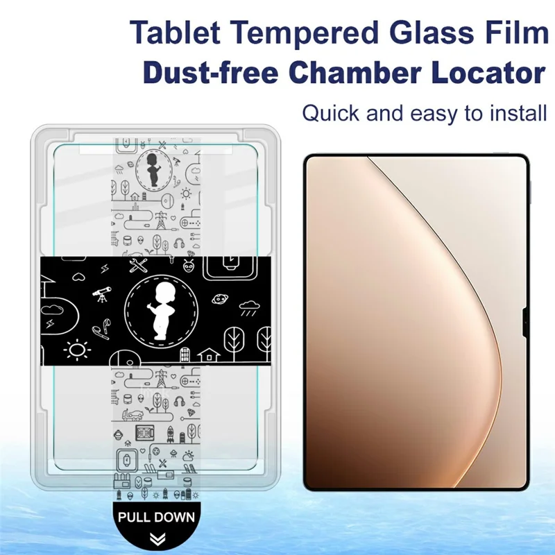 IMAK Für Xiaomi Pad 7 Ultra Gehärtetes Glas Displayschutzfolie mit staubfreiem Montagewerkzeug - Transparent