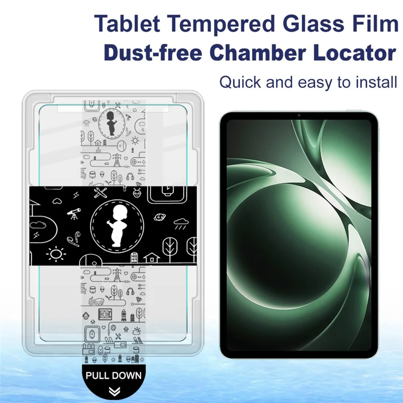 IMAK para Xiaomi Redmi K Pad Protector de Ecrã de Vidro Temperado com Ferramenta de Instalação Sem Poeira - Transparente