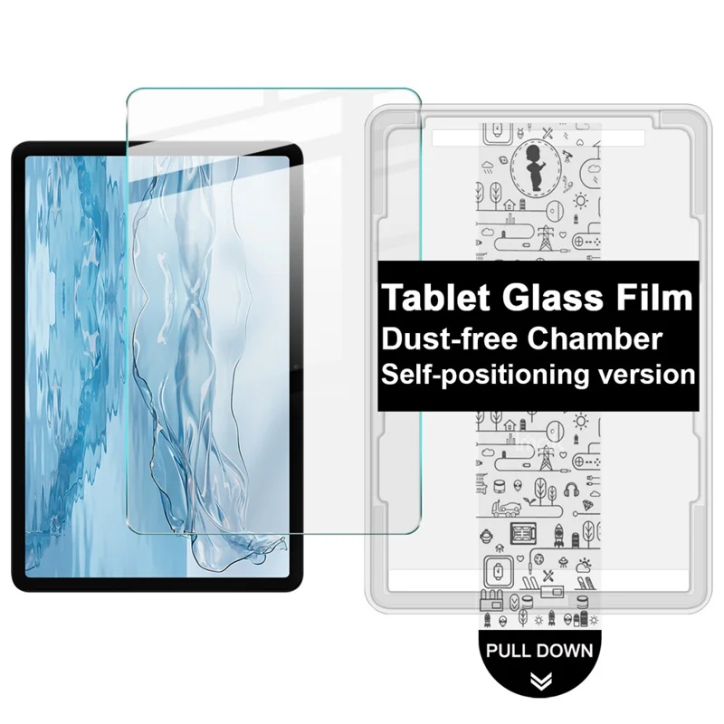 IMAK For Xiaomi Redmi Pad Pro  /  Poco Pad 4G  /  Pad Pro 5G Tempered Glass Full Screen Protector with Dust-free Installation Tool - Transparent