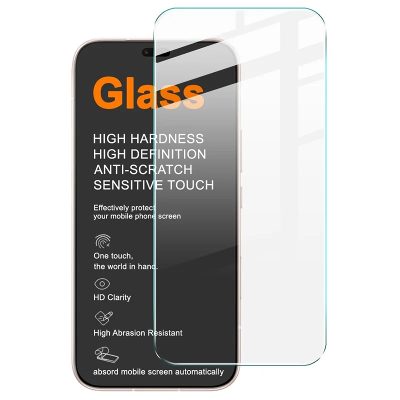 IMAK H Series Для Honor 600 Lite 5G Защитная пленка Закаленное стекло (Не полное покрытие) (Сканирование отпечатков пальцев) - Прозрачное