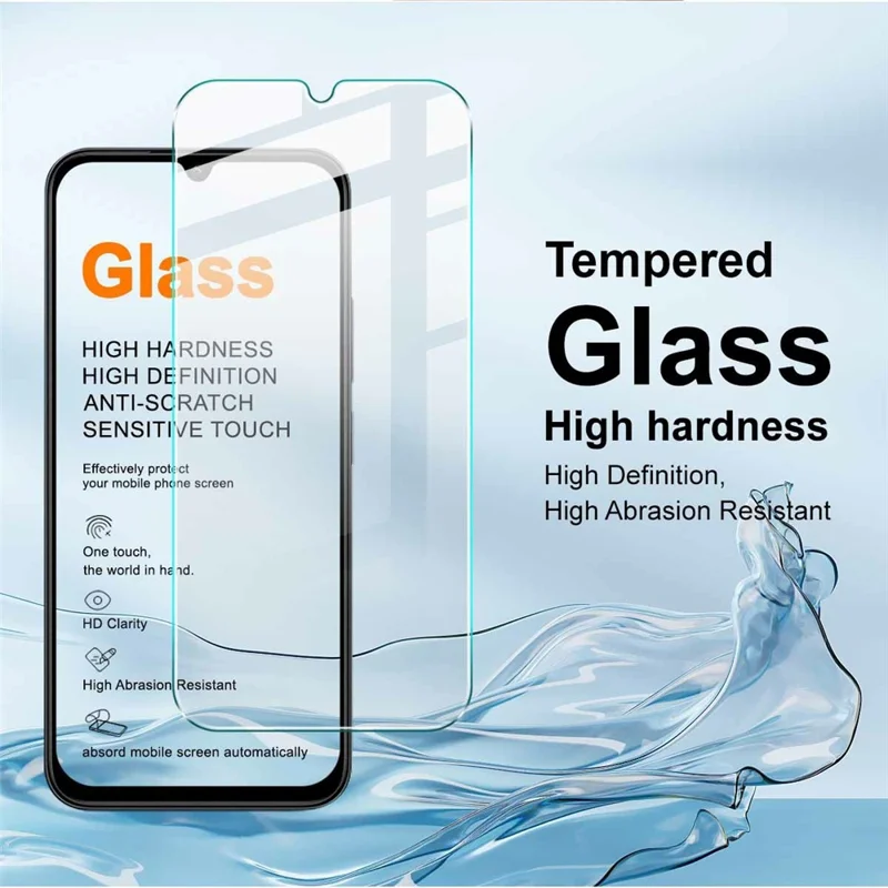 IMAK Série H para Xiaomi Redmi A7 Pro 4G Protetor de Ecrã em Vidro Temperado Proteção à Prova de Quebras (Não é Cobertura Total) - Transparente