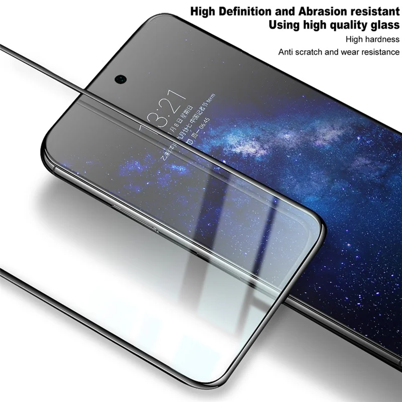 IMAK серия Pro+ для Nothing Phone (4a) Защитное стекло Полное покрытие Закаленное стекло (Сканер отпечатков пальцев) - Прозрачный