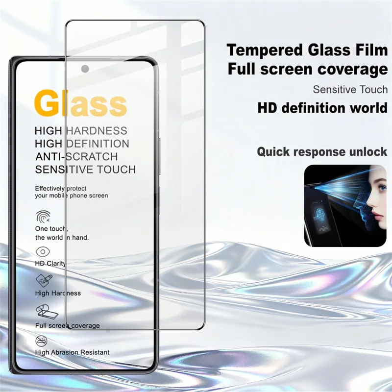 IMAK Serie Pro+ per Honor Magic V6 5G Protezione Schermo in Vetro Temperato a Copertura Totale Pellicola Sensibile al Tocco - Trasparente