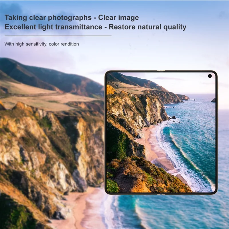 IMAK Pellicola Protettiva per Obiettivo Fotocamera per Oppo Find N6 5G, Vetro Temperato Sottile Trasparente con Copertura Totale