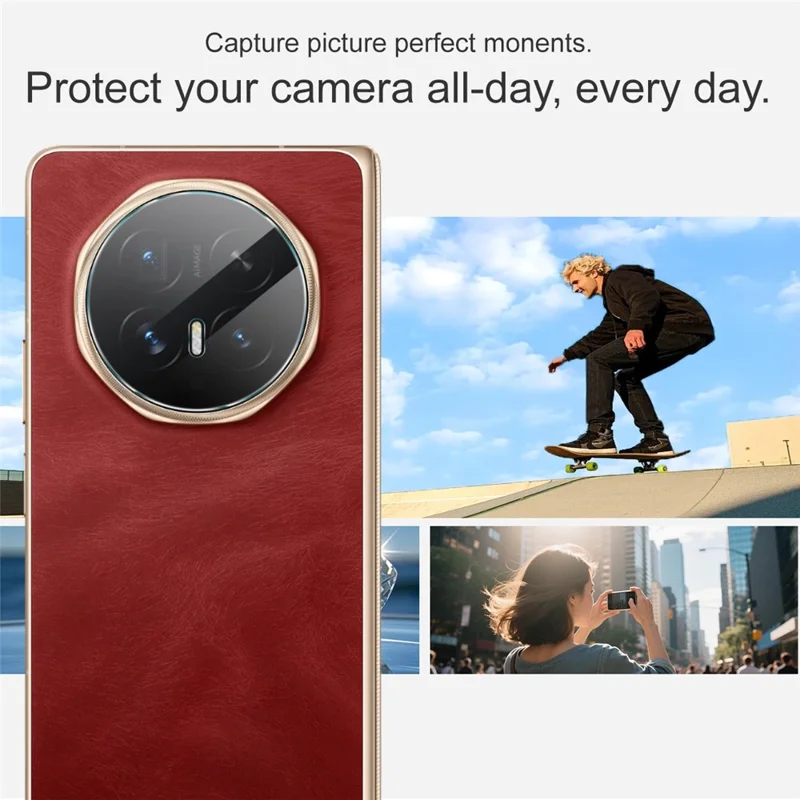 IMAK For Honor Magic V6 5G Camera Lens Protector Slim Tempered Glass Full Coverage Lens Film - Transparent