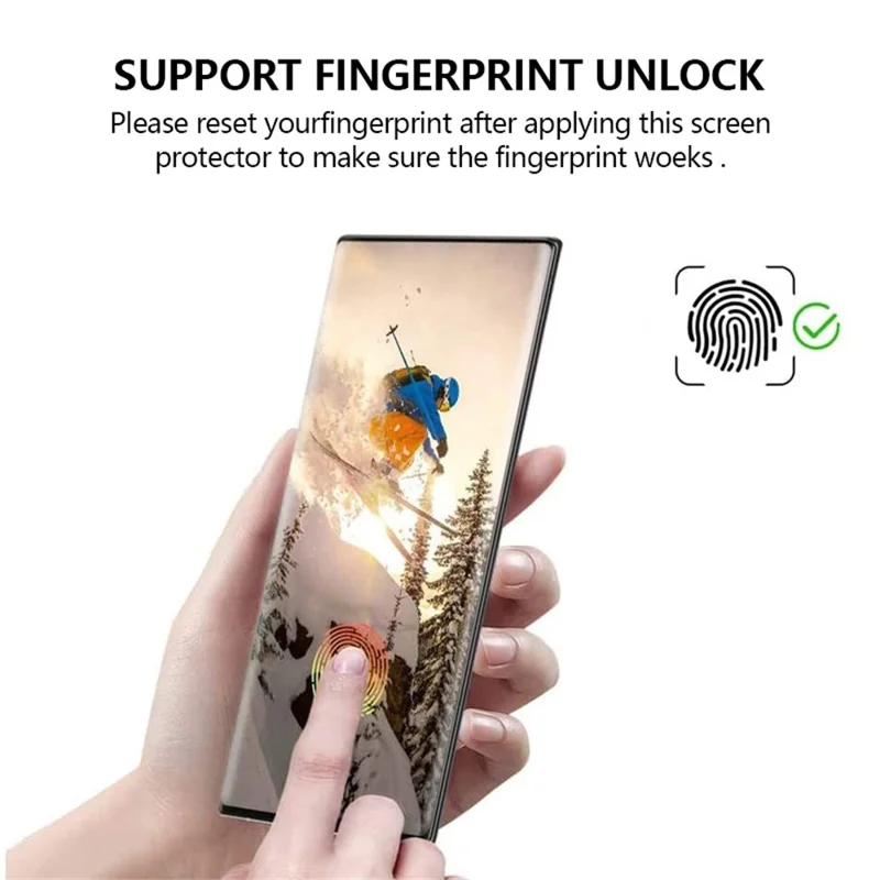 Protector de pantalla antiespía para vivo iQOO 15R, borde negro, adhesivo completo (desbloqueo por huella dactilar)