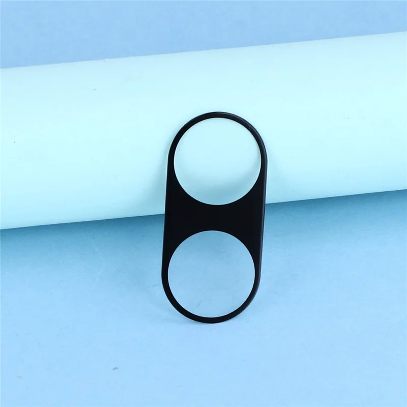 2Pcs For Xiaomi Poco X8 Pro Max 5G / Redmi Turbo 5 Max 5G Camera Lens Protector 2.5D Arc Edge Silk Printing Tempered Glass Full Coverage Rear Lens Film - Black