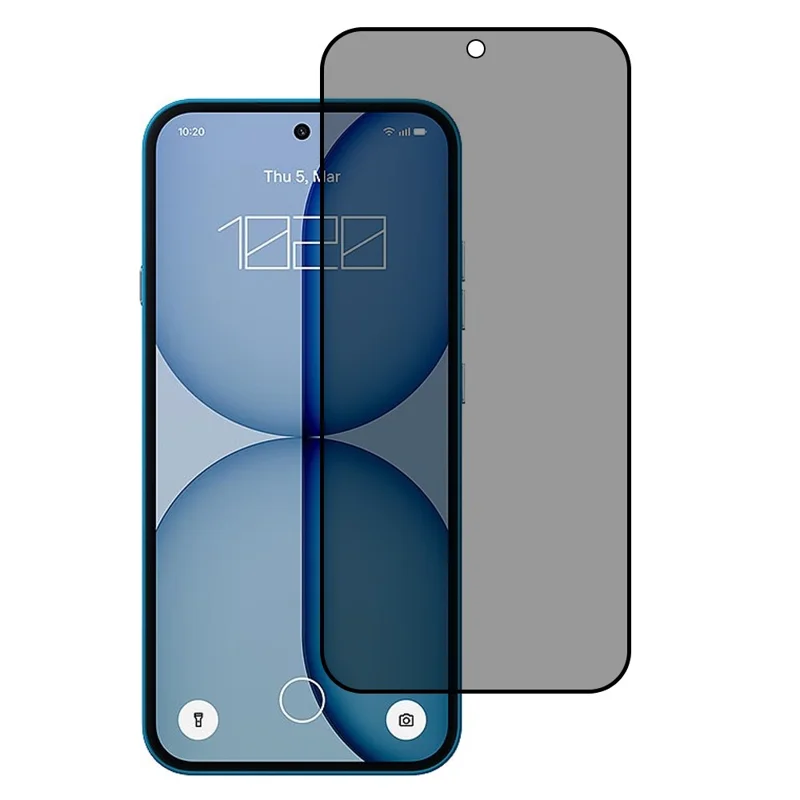 For Nothing Phone (4a) Anti-Peep Tempered Glass Full Covering Silk Printing Screen Protector