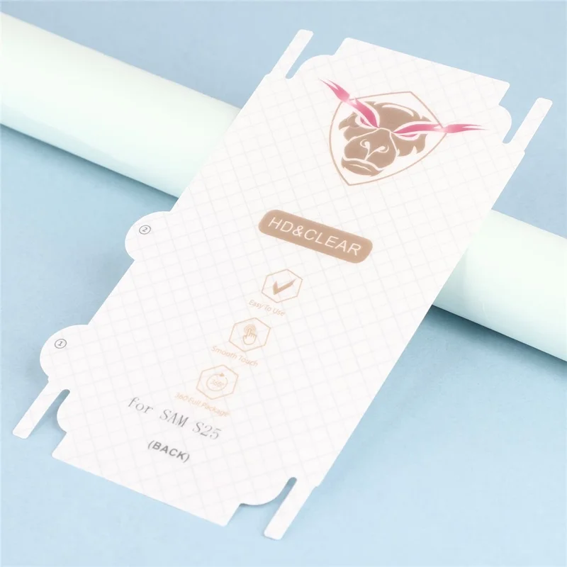 For Samsung Galaxy S26 Back Screen Protector Soft TPU Ultra Cell Phone Back Cover Film - Transparent