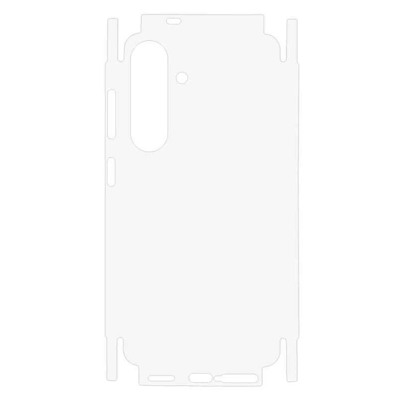 Für Samsung Galaxy S26+ Rückseitenschutzfolie, Anti-Fingerprint, Anti-Reflexions-Beschichtung, Vollständige Abdeckung, Mattes Weich-TPU-Folie - Transparent