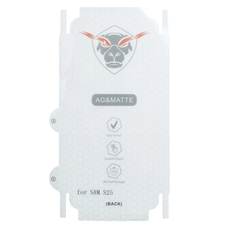 Für Samsung Galaxy S26+ Rückseitenschutzfolie, Anti-Fingerprint, Anti-Reflexions-Beschichtung, Vollständige Abdeckung, Mattes Weich-TPU-Folie - Transparent