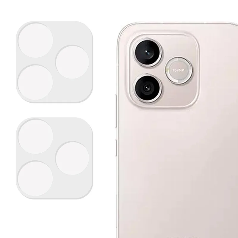 2 шт. для Honor 600 Lite 5G, протектор для камеры, закалённое стекло с 3D-закруглёнными краями, прозрачная плёнка для защиты объектива от царапин — прозрачный