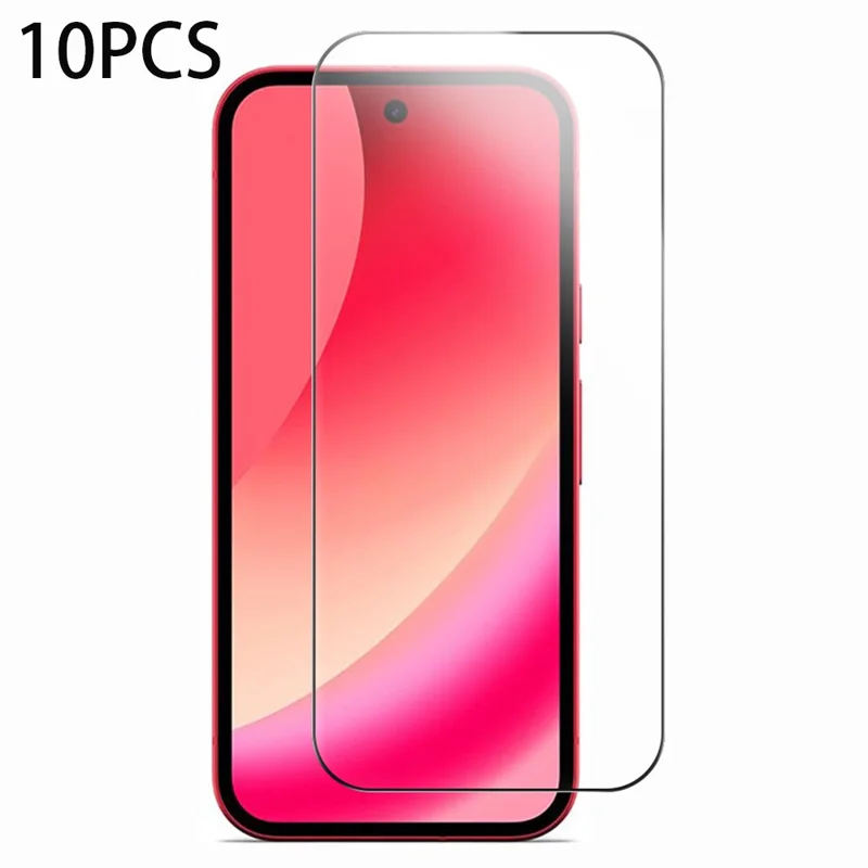 RURIHAI 10Pcs For Google Pixel 10a High Aluminium-Silicon Glass Film 0.26mm 2.5D Full Screen Protector
