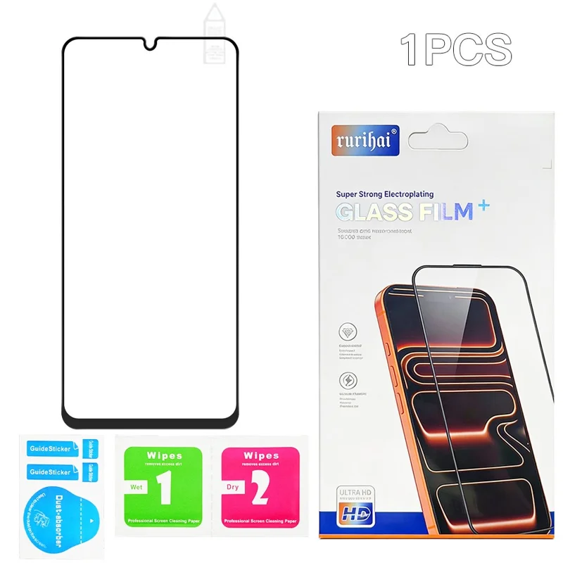 RURIHAI For Honor X6d 5G Screen Protector High Aluminum-Silicon Glass Phone Screen Film