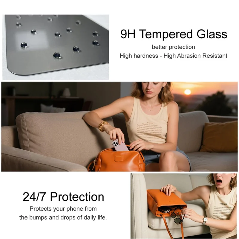 IMAK For Google Pixel 10a Anti Peep Tempered Glass Screen Protector Full Coverage - Black