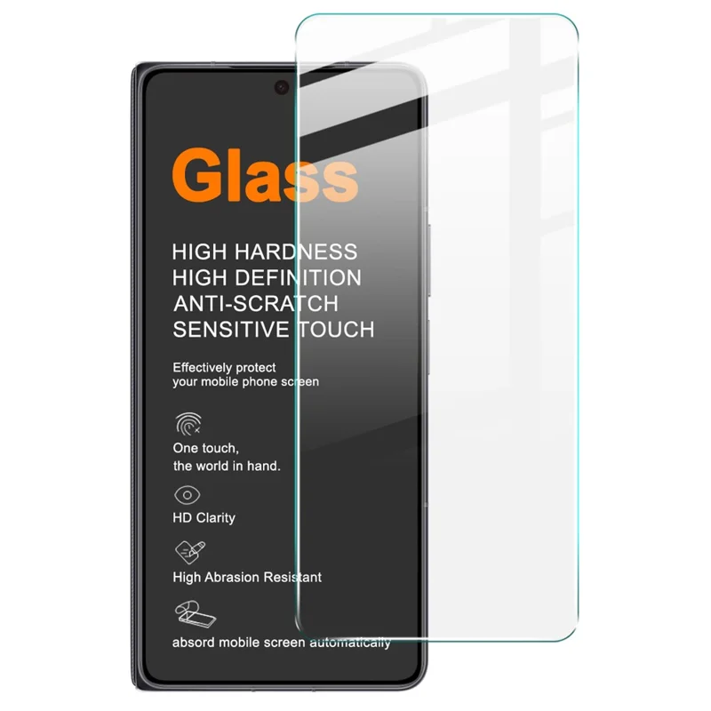 IMAK H Series For Honor Magic V6 5G Tempered Glass Screen Protector Shatter-Proof Protection (Not Complete Coverage) - Transparent