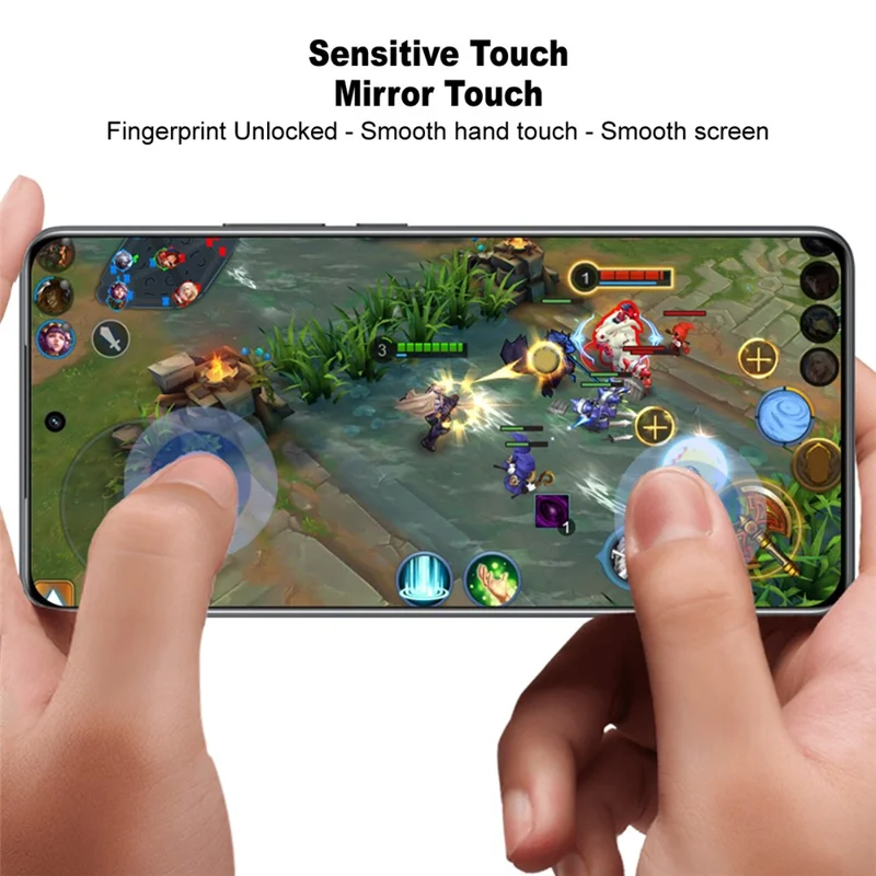 IMAK H Series For Honor X8d 4G Tempered Glass Screen Protector Shatter-Proof Protection (Not Complete Coverage) - Transparent