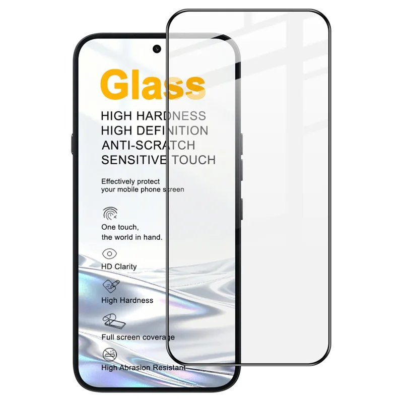 IMAK Pro+ Series For Nothing Phone (4a) Pro Screen Protector Full Coverage Tempered Glass Film (Fingerprint Unlock) - Transparent