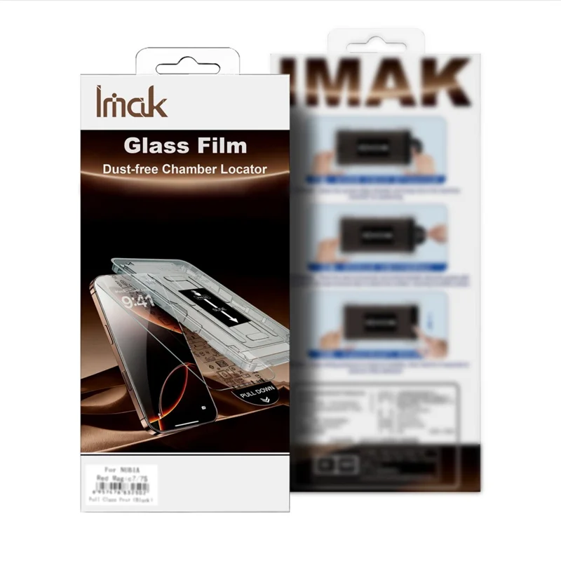 IMAK For Realme Neo8 5G by Leica Tempered Glass Screen Protector with Dust-free Installation Tool (Fingerprint Unlock) (Not Complete Coverage) - Transparent