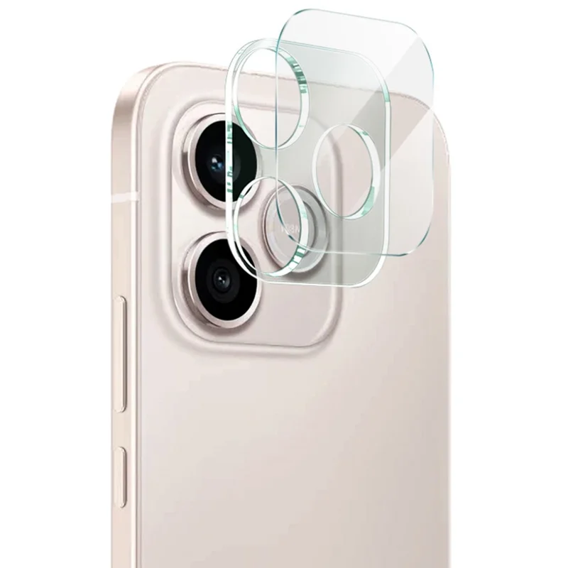 IMAK For Honor 600 Lite 5G Tempered Glass Full Cover Camera Lens Protector + Acrylic Lens Cap - Transparent