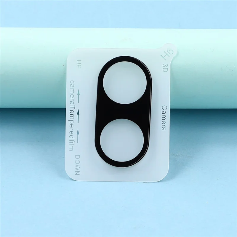 2Pcs For Xiaomi Redmi Turbo 5 5G  /  Poco X8 Pro 5G Full Coverage Camera Lens Protector Silk Printing Tempered Glass Lens Film 3D Arc Edge - Black