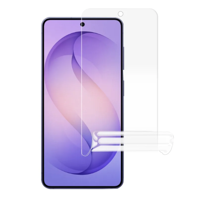 For Samsung Galaxy S26+ PET Full Screen Film HD Clear Hydrogel Screen Protector - Transparent