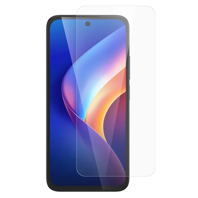 For TCL K70 Power 4G Screen Protector 0.3mm Arc Edge Tempered Glass Film, Not Complete Coverage - Transparent