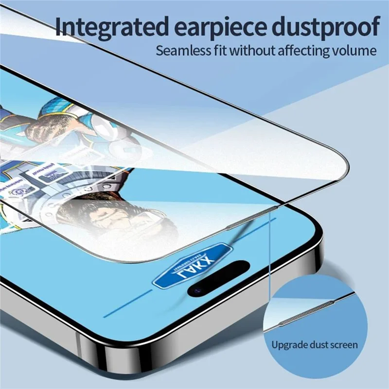 10Pcs for iPhone 17 Pro Max High Definition Tempered Glass Anti-fingerprint Anti-static Electroplating Full Screen Protector - Transparent