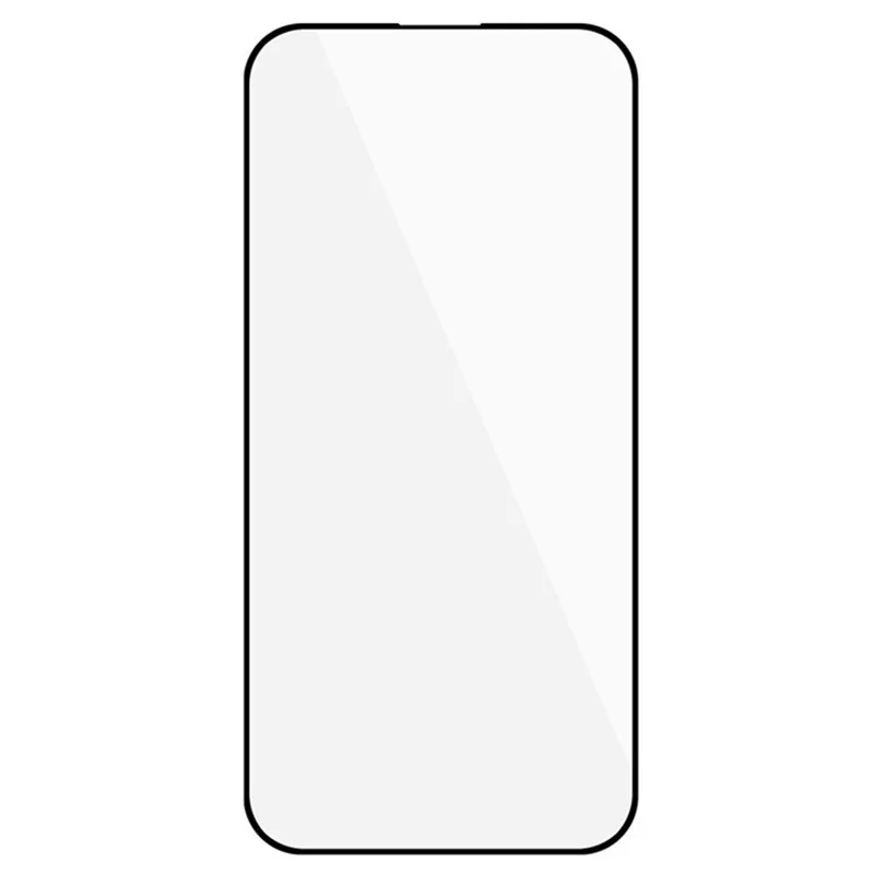 Bulk Purchasing for iPhone 17 Pro Max Screen Protector Anti-Static Silk Printing Black Arc Edges High Aluminum-Silicon Glass Film - Transparent