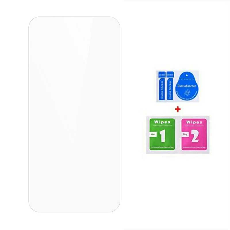 5Pcs For OnePlus 15T 5G Front Screen Protector 0.3mm 2.5D Tempered Glass Film, Not Full Covering - Transparent