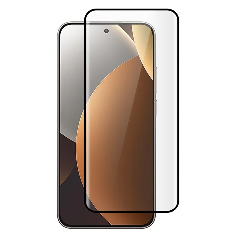 AMORUS pour Xiaomi Redmi Note 15 Pro 5G (Global) Protecteur d'écran intégral avec impression soyeuse à bordure noire en verre trempé avec colle intégrale