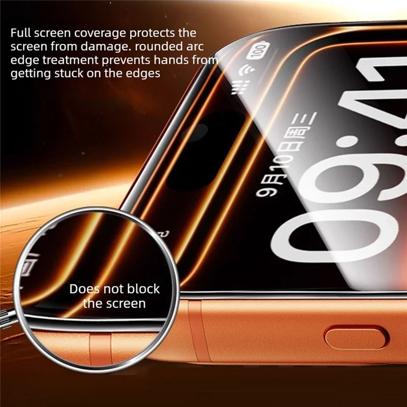 10Pcs for iPhone 17 Pro Max Tempered Glass Anti-fingerprint Shatterproof Full Coverage HD Screen Protector - Transparent
