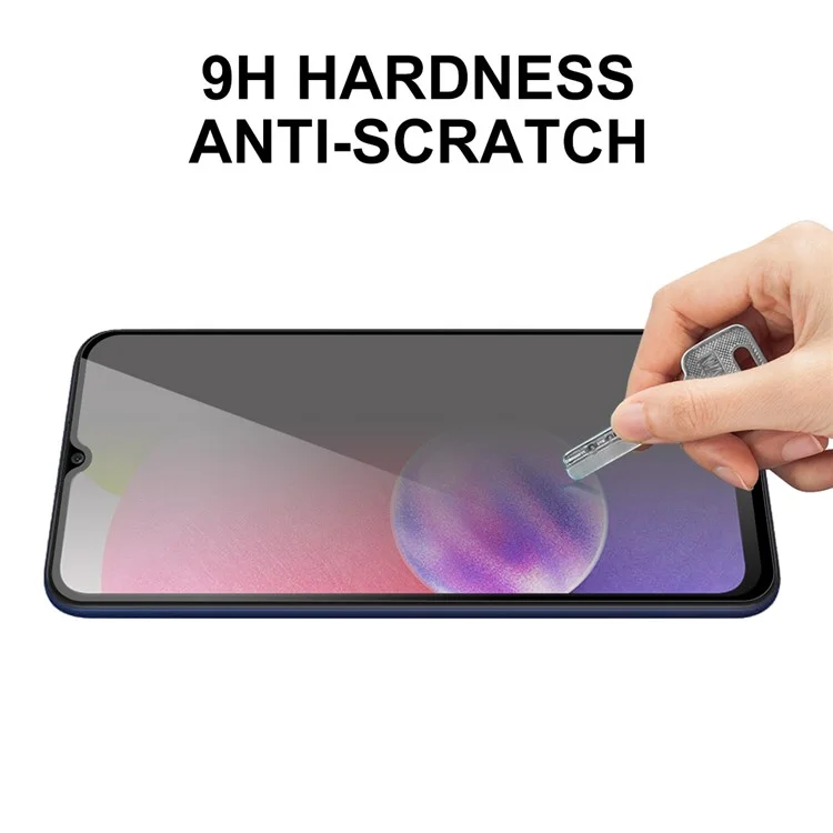 Enkay Hat Prince 2pcs / Situé Pour Samsung Galaxy A14 5G Gale Complète Full Ultra Clear Full Cover Screen Protector 28 Degrés Anti-pypy Protective Temperred Glass Film Film