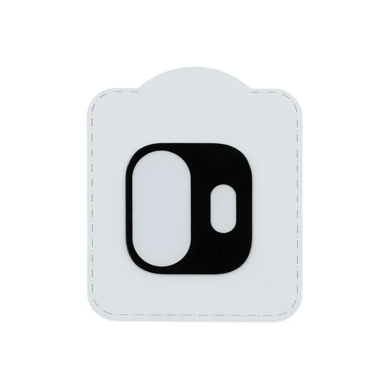 2 St. für OnePlus 15T 5G Objektivschutz 2,5D gewölbter Rand seidener Druck gehärtetes Glas Vollschutz Rückseitenobjektivfolie – Schwarz