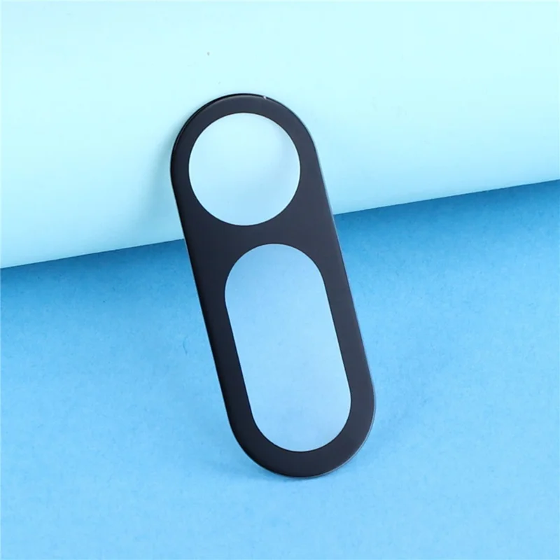 2Pcs For Nothing Phone (4a) Camera Lens Protector 2.5D Arc Edge Silk Printing Tempered Glass Full Coverage Rear Lens Film - Black