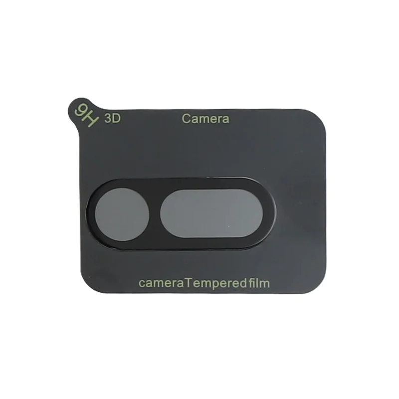 2Pcs For Nothing Phone (4a) Camera Lens Protector 2.5D Arc Edge Silk Printing Tempered Glass Full Coverage Rear Lens Film - Black