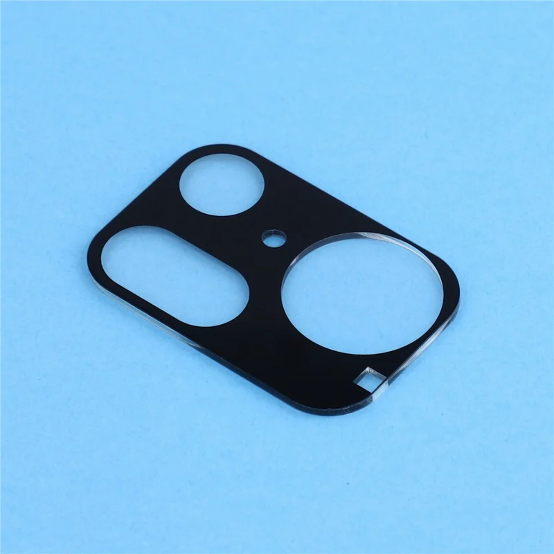 2Pcs For Nothing Phone (4a) Pro Full Coverage Camera Lens Protector Silk Printing Tempered Glass Lens Film 3D Arc Edge - Black