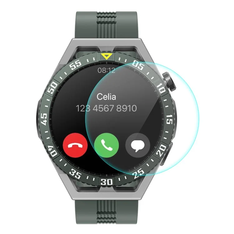 Enkay Hat-prince Для Huawei Watch GT 3 SE Sce Screen Protector Antie-explosion HD Clear 0,2 мм 9H Ant-scratch Высокая Алюминиевая Стеклянная Пленка с Силиконом