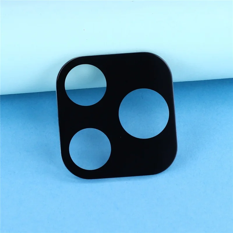 2Pcs For Honor 600 Lite 5G Full Coverage Camera Lens Protector Silk Printing Tempered Glass Lens Film 3D Arc Edge - Black