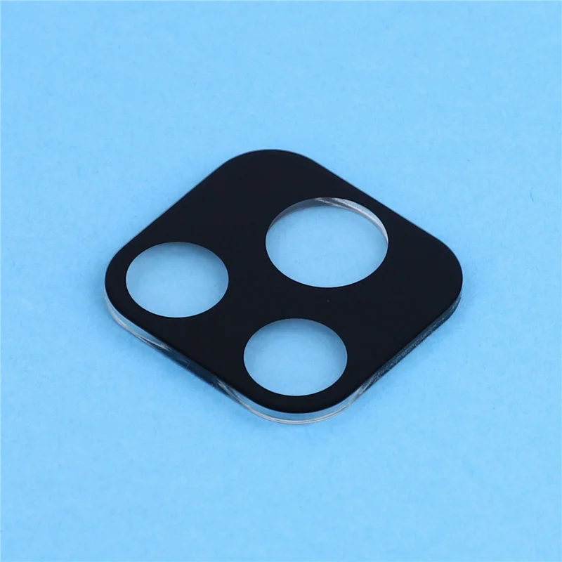 2Pcs For Honor 600 Lite 5G Full Coverage Camera Lens Protector Silk Printing Tempered Glass Lens Film 3D Arc Edge - Black