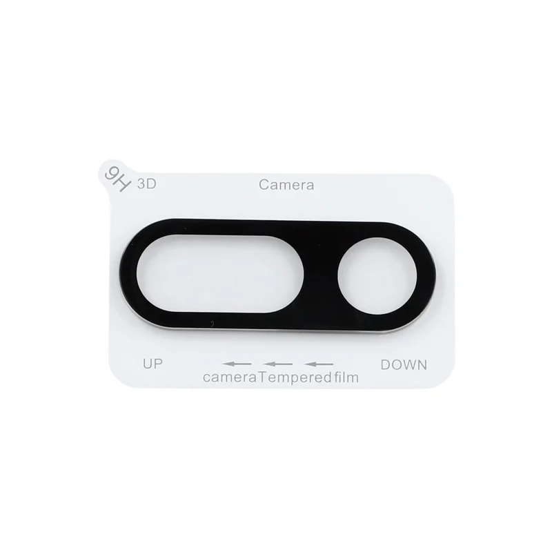 2Pcs For Honor Magic8 Pro Air 5G Full Coverage Camera Lens Protector Silk Printing Tempered Glass Lens Film 3D Arc Edge - Black