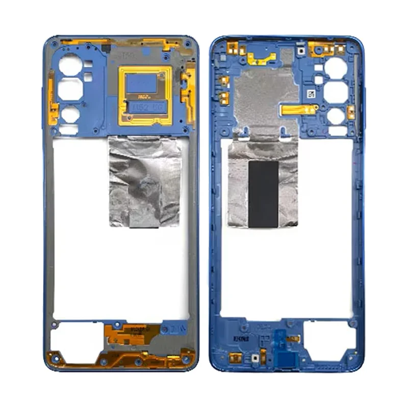 Pièce de remplacement de cadre de plaque intermédiaire pour Samsung Galaxy M52 5G (sans logo) - Bleu
