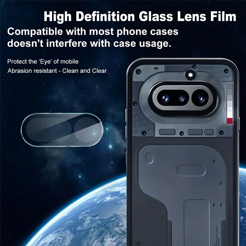 IMAK Ochrona Obiektywu Dla Telefonu Nothing (4a) Ochrona Obiektywu z Hartowanego Szybkiego Szkła Slim - Przezroczysta