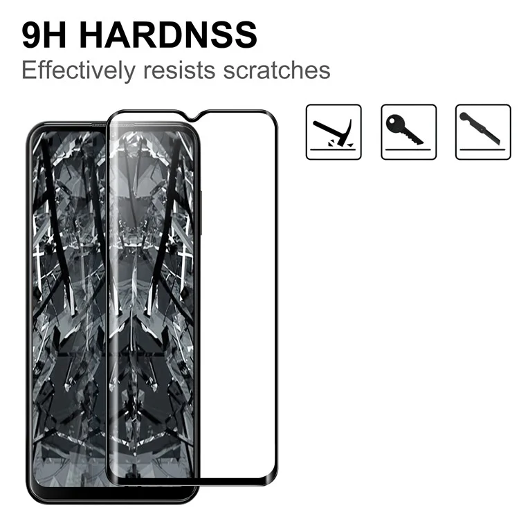 AGC Glass Screen Film for Nokia G60 5G Tempered Glass Screen Protector Full Glue Black Edge Scratch Resistant HD Clear Screen Film