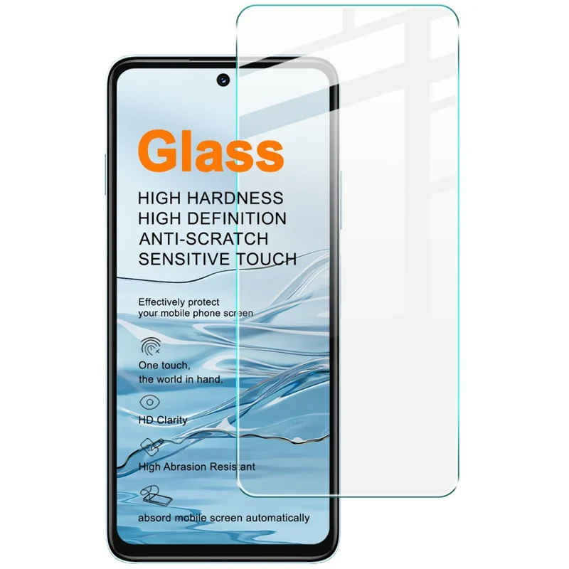 IMAK H Series For Huawei Enjoy 90 Plus Tempered Glass Screen Protector Shatter-Proof Protection (Not Complete Coverage) - Transparent