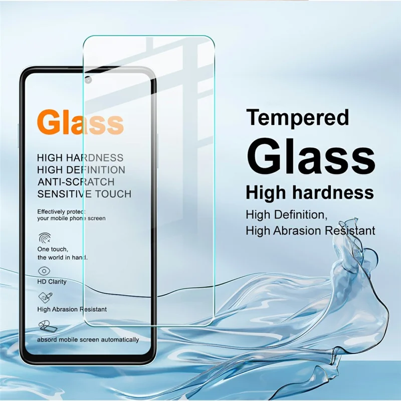 IMAK H Series For Huawei Enjoy 90 Plus Tempered Glass Screen Protector Shatter-Proof Protection (Not Complete Coverage) - Transparent