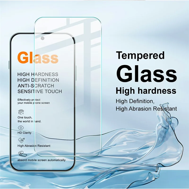 IMAK H Series For Huawei nova 15 Max / Enjoy 90 Pro Max / Pura 90 Tempered Glass Screen Protector Shatter-Proof Protection (Not Complete Coverage) - Transparent