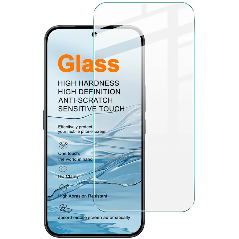 IMAK H Series Для TECNO Camon 50 4G Закаленное Стекло Защита Экрана, Защита от Разбивания (Не Полное Покрытие) - Прозрачный