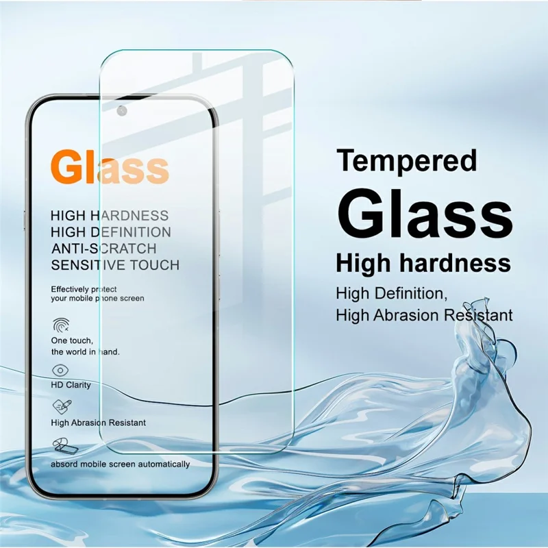 IMAK H Series Für Infinix Note 60 5G / 60 Pro 5G Gehärteter Glas Displayschutz Schlagfestiger Schutz (Keine Vollabdeckung) – Transparent
